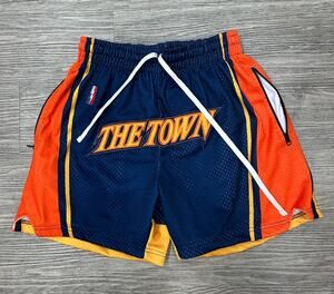 Collect & Select "The Town" Golden State Warriors Mesh Basketball Shorts Men's M